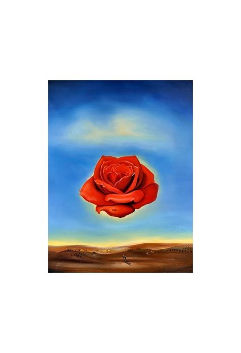 Rose Meditative By Salvador Dali Oil Painting Art Gallery