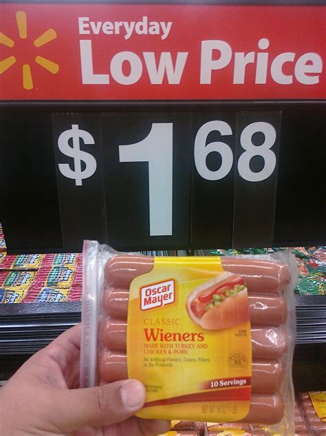To save time and money, i do all my shopping at walmart. Oscar Mayer Hot Dogs Only $1.13 at Walmart!
