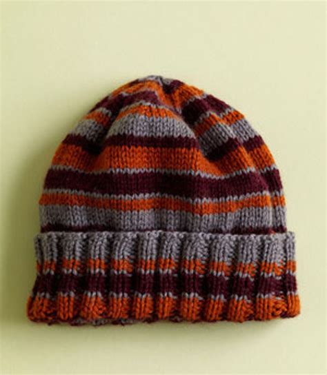 House Colors Hat In Lion Brand Superwash Merino Cashmere