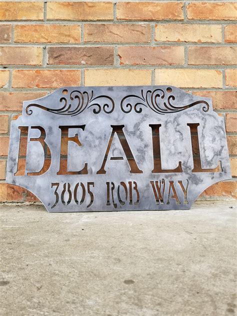 Custom Hanging Address Sign Custom Hanging Business Sign Street