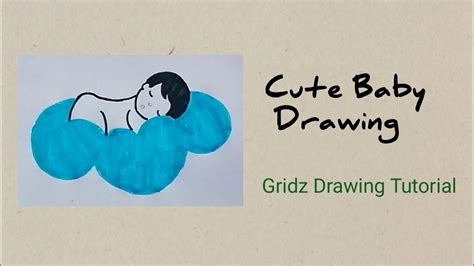 Draw A Baby In The Cloud Tutorial How To Draw A Baby Easy Tutorial