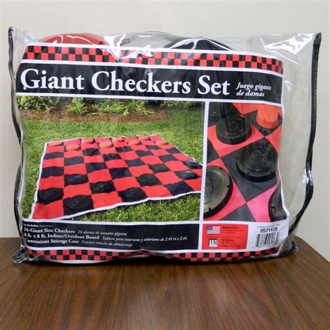 Giant Checkers Game UPS Shipping