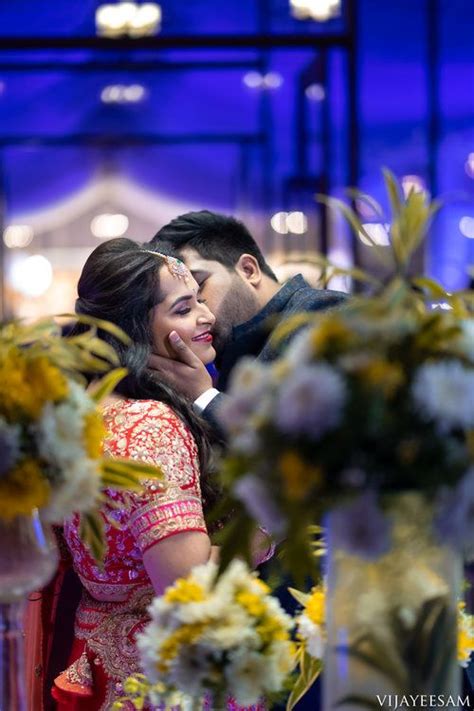 In Seventh Heaven — Vijay Eesam And Co Romantic Couple Images Wedding