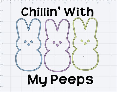 Chillin' With My Peeps Shirt and how to use Cricut Design Space
