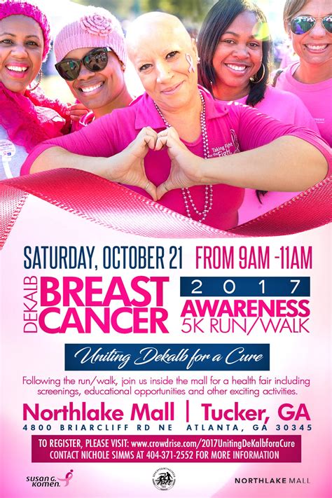 Dekalb To Host Breast Cancer Runwalk Oct 21 Dekalb County Ga