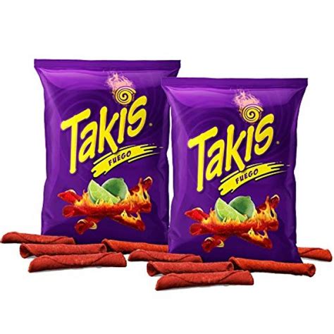 Takis Fuego Hot Chili Pepper And Lime Tortilla Chips 4oz