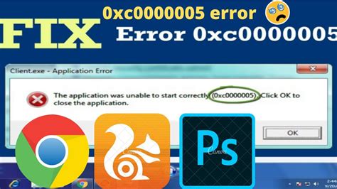 The Application Was Unable To Start Correctly 0xc0000005 And