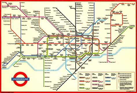 London Underground Tube Map London Underground Northern Line Map