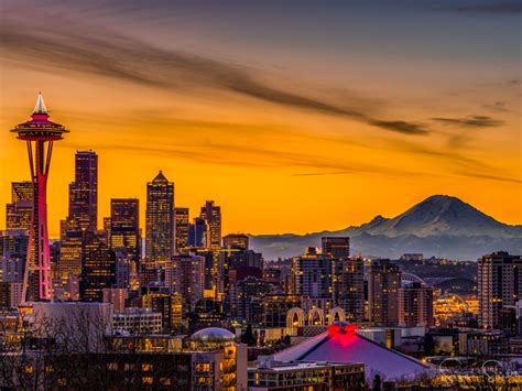 Seattle, washington sits at one of the most beautiful spots in the united states. Seattle isn't grey in the winter. Here's proof in ...