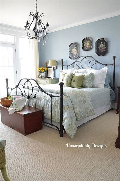 Wrought iron beds and four poster beds can match a country, shabby chic environment in models with wisely shaped rounded headboards or modern. Feature Friday: Housepitality Designs - Southern Hospitality
