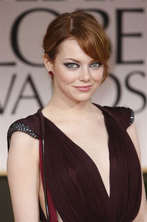 Emma Stone At 69th Annual Golden Globe Awards In Los