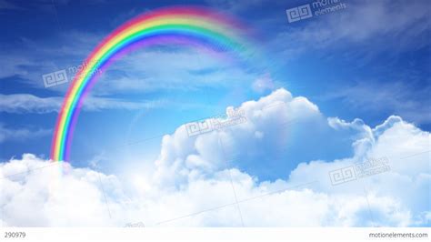 Rainbow Sky A Stock Animation 290979