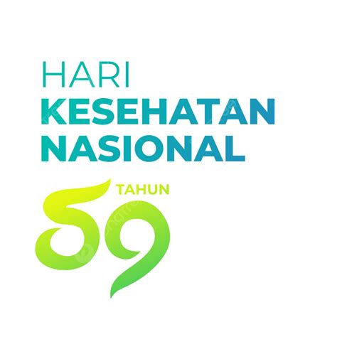 Logo Hari Kesehatan Nasional Dan Hkn Ke Vektor Logo Hari Kesehatan Nasional Logo