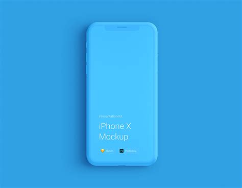 Iphone X Clay Mockup Psd 02 Best Free Mockups
