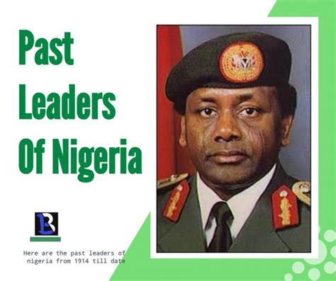 Names Of Nigerian Presidents From 1960 Till Date With Pictures