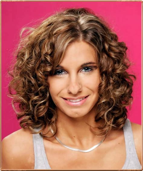 How To Style Medium Length Hair Curly Curly Hair Style