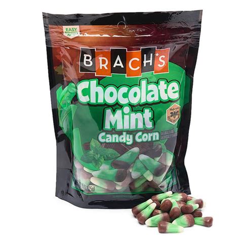 Brachs Chocolate Mint Candy Corn 15 Ounce Bag Candy Warehouse