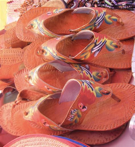 Traditional Handicrafts 10292019 Leather Sandals Leather Sandals