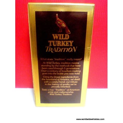 Wild Turkey Tradition Whiskey 101 Boxed