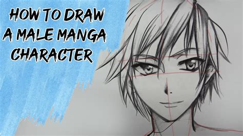 How To Draw A Male Manga Character Slow Tutorial Youtube