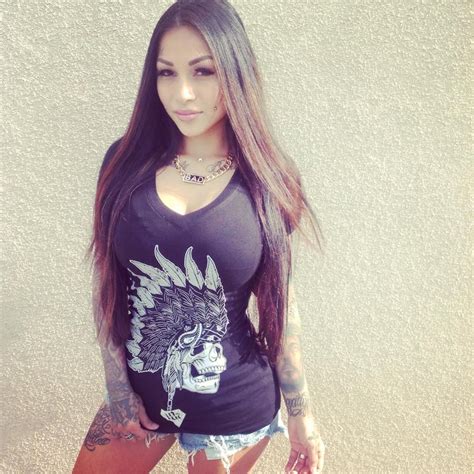 Brittanya O Campo Chic Tattoo Beautiful Latina Rock Girl Woman