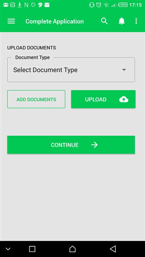 Documents Upload Mynti Mobile App Guide 1