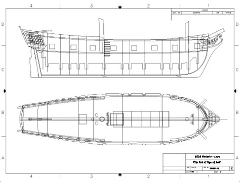 Ship Model Plans From He Art Of Age Of Sail