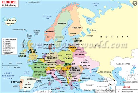 Large Political Map Of Europe Image 2000 X 2210 Pixel