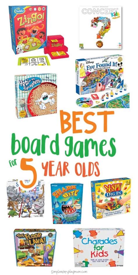 Best Board Games For 4 5 Year Olds Ihsanpedia