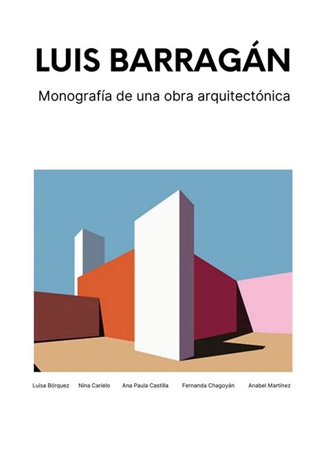 Monograf A Luis Barrag N By Ferchagoyan Issuu