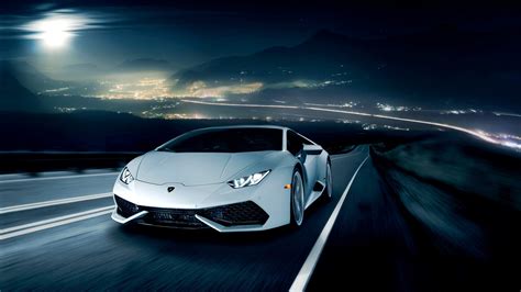 Lamborghini Huracan In The Night Wallpapers 2048x1152 423327