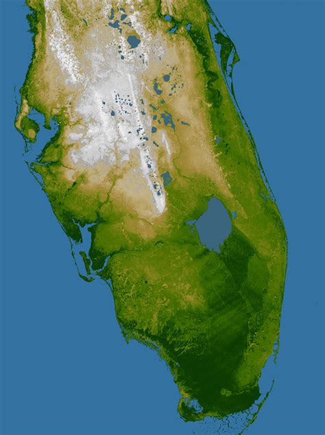 Topographic Map Of Florida Flickr Photo Sharing