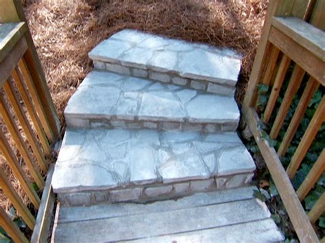 How To Install Stone Steps How Tos Diy