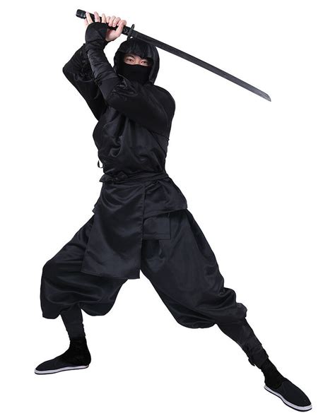 Black Ninja Cosplay Costume Adult Suit Japanese Warrior