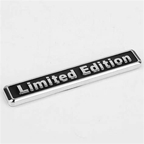 Buy 3d Chrome Metal Limited Edition Badge Car Styling