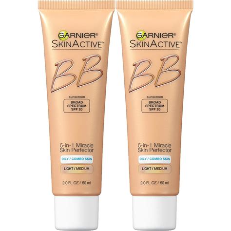 Garnier Skin Skinactive Bb Cream Oil Free Face Moisturizer Light Medium Count Walmart Com