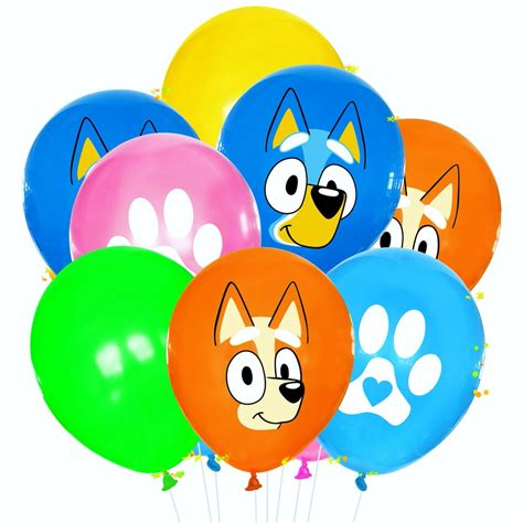 Bluey Balloons Birthday Party Theme Decoration Girl Or Boy Etsy