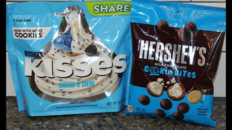 Hersheys Kisses Cookies And Crème And Hersheys Milk Chocolate Cookie