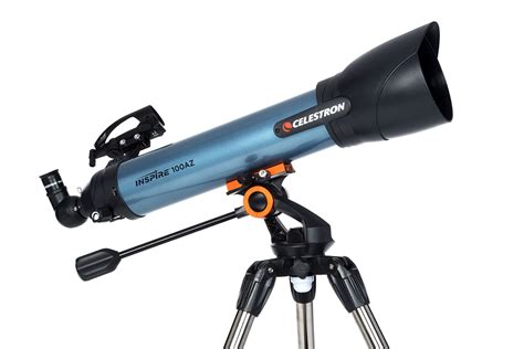 Celestron makes a variety of telescopes designed for anyone from the beginning amateur astronomer to the experienced stargazer. Celestron Inspire 100AZ Refractor Telescope