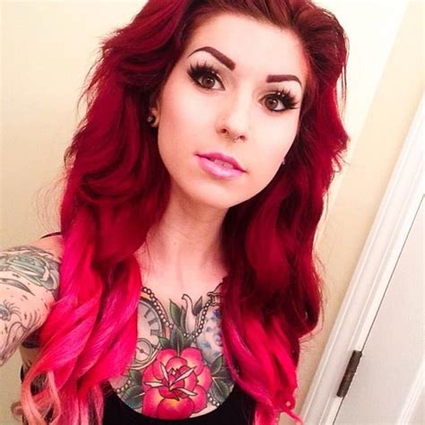Pin By Augie Linan On Tattoos Girls With Red Hair Tattoed Girls Redhead Girl