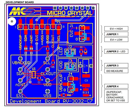 Rv 3032 C7 Development Board Micro Crystal Mouser