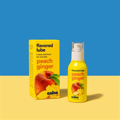 Flavored Lube For Oral Sex Peach Ginger Hello Cake