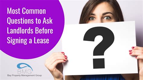 Most Common Questions To Ask Landlords Before Signing A Lease YouTube
