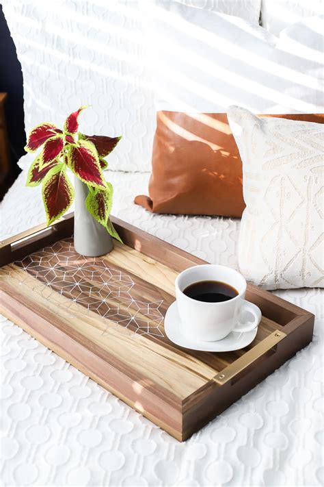 The two parts are mixed, then poured into the tray which then sets hard. How To Make A DIY Wood and Epoxy Resin Inlay Coffee ...