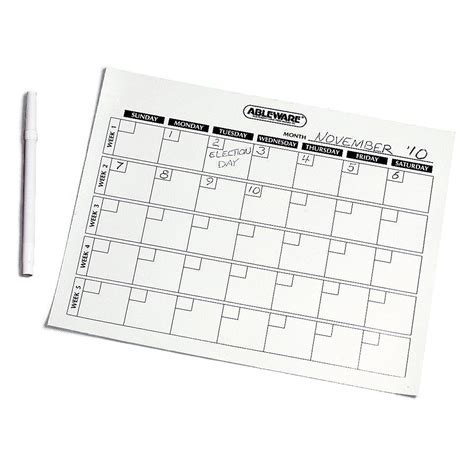 Generic 4 Week Calendar Month Calendar Printable