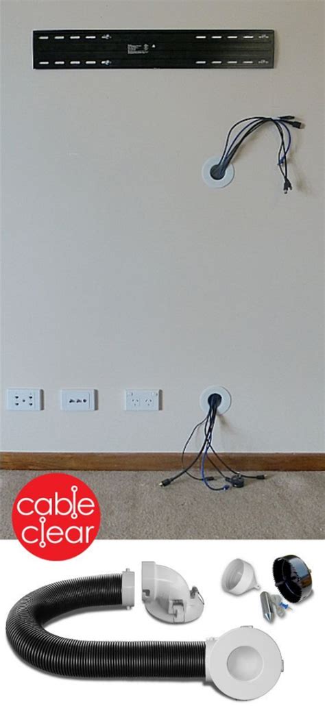 Hide Tv Cables Inside The Wall Quickly And Easily Furnituredesigns