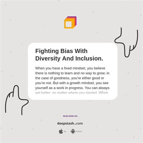 Fighting Bias With Diversity And Inclusion Deepstash