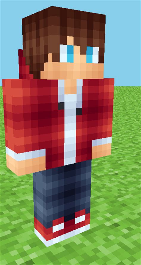 Red Hoodie Boy That Everyone Uses Remake Minecraft Skin