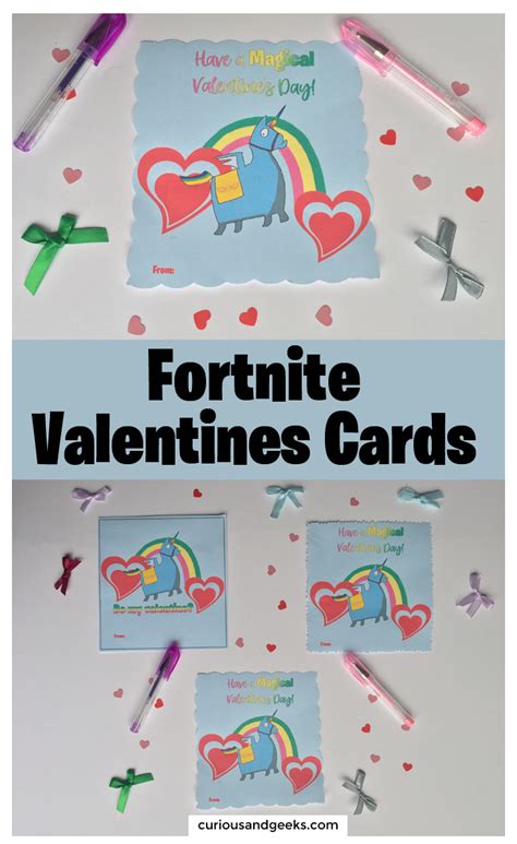 So why not give the kids what they want with these fun fortnite valentine cards! Fortnite Valentines day cards with free printable - Curious and Geeks | Free printable ...