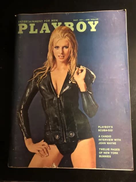 Vintage Playboy Magazine May Janice Pennington John Wayne New York Bunnies Picclick